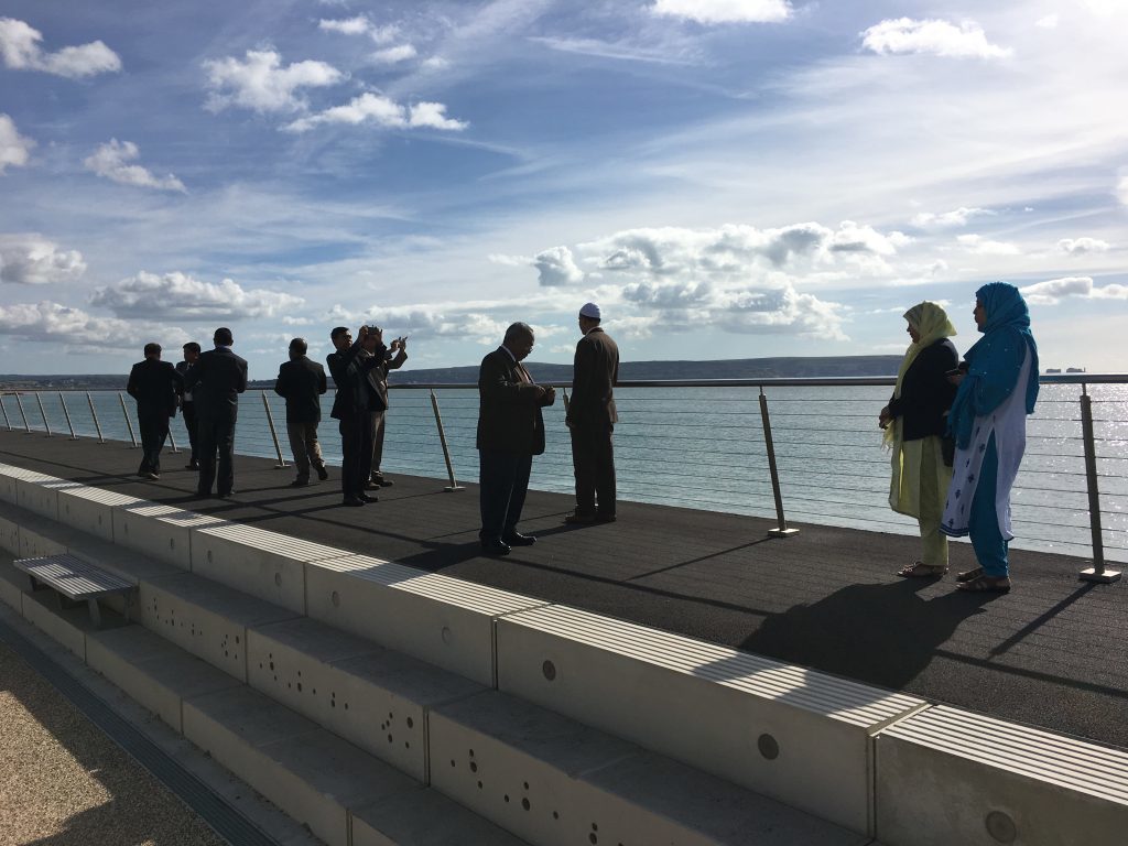 Bangladesh Government Delegation visit to Milford-on-sea Beach Huts