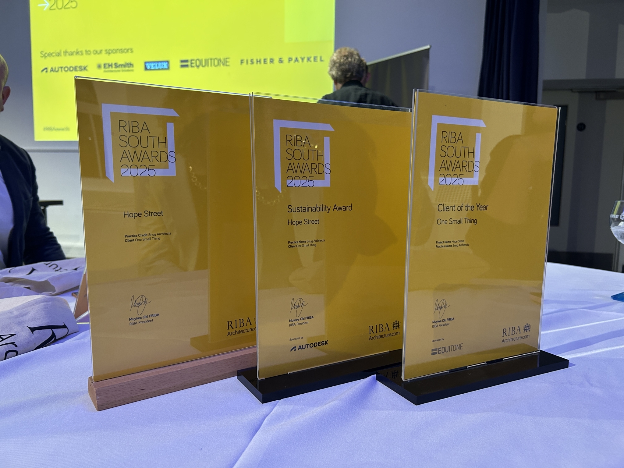 Snug win three RIBA South awards for Hope Street!