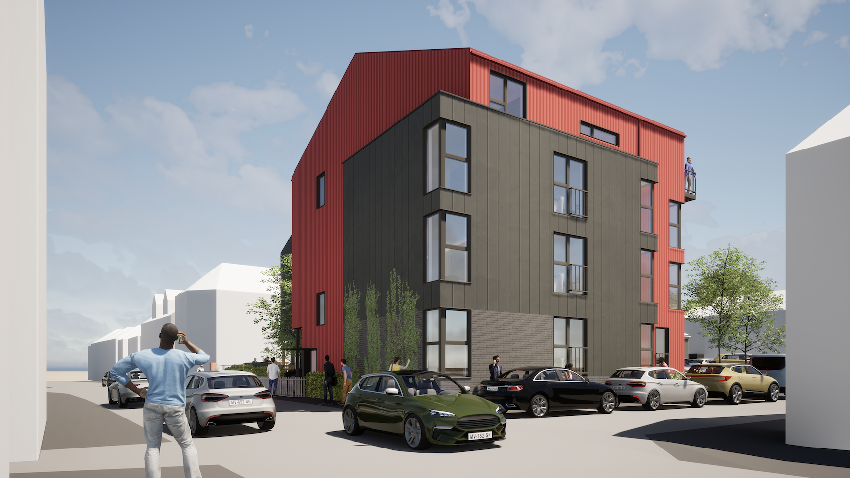 Turning the corner onto Bartram Road