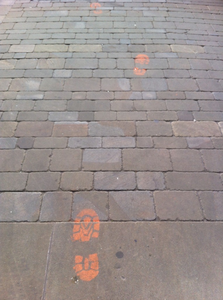 footsteps